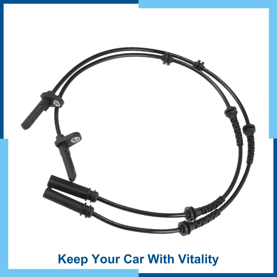 Pack (2) ABS Wheel Speed Sensor Rear Left Right 34526784901 for BMW 535d 14-16 - Image 1 of 4