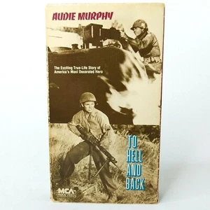 To Hell and Back (VHS 1992) Audie Murphy Marshall Thompson Charles Drake - Picture 1 of 5