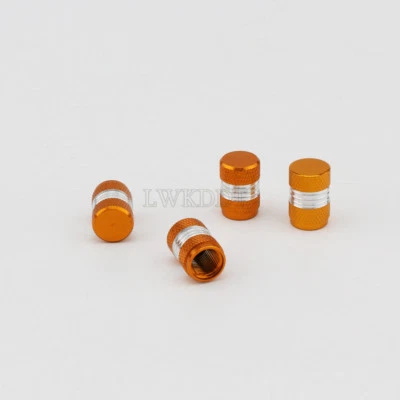 4X Aluminum Wheel Tire Stem Caps For Yamaha XT 125 200 225 250 350 500 600 750 - Image 1 of 4