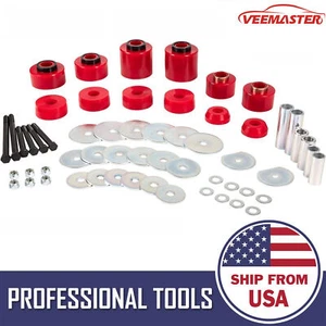 Body Cab Mount Bushing Set For 1980-1998 Ford F150 F250 F350 2WD 4WD 4.4123R - Bild 1 von 9