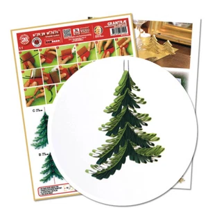 papier + ideen: Quilling Template, Tannenbaum - Picture 1 of 1