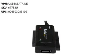 StarTech USB 3.0 to SATA IDE Adapter - 2.5in / 3.5in - External Hard - Picture 1 of 4