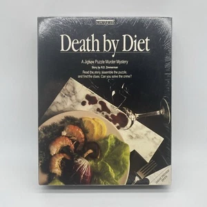 New Death By Diet Jigsaw Puzzle Murder Mystery Sealed - Picture 1 of 4