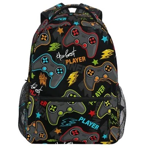 Video Game Backpack Bookbag Gamer Gaming Daypack Travel Hiking Camping School... - Picture 1 of 7
