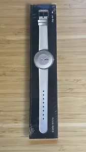 Rare Lambretta Watch 2101WHT Cielo White Analog Leather Band Quartz - NEW SEALED - Picture 1 of 5