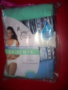 5 pack JMS Cool Comfort Pure Bliss Cotton Bikinis size 12 - Bild 1 von 1