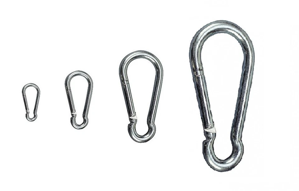 EKKIA Karabiner Ersatz für Halfter Stricke Anbindeketten Karabinerhaken verschied. Gr.