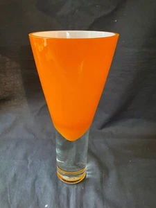 Murano Sommerso Italian Glass Bottle Vase Pontil mark second half 20th century - Picture 1 of 7