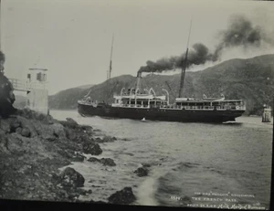 Magic Lantern Dia Foto USS Pinguin französischer Pass Muir & Moodie Neuseeland - Bild 1 von 3