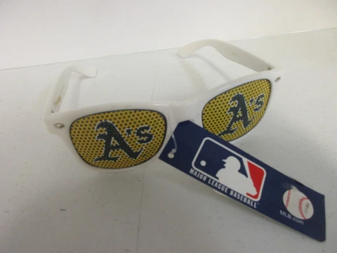 Oakland A's Athletics MLB Baseball SUNGLASSES WHITE Plastic Siskiyou NEW Cover
