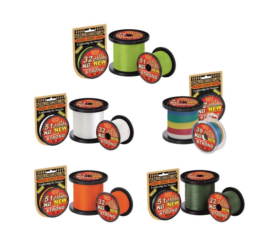 (0,16€/m) WFT NEW KG Strong 150m-600m lenza da pesca intrecciata 0,08mm-0,32mm - Immagine 1 di 4