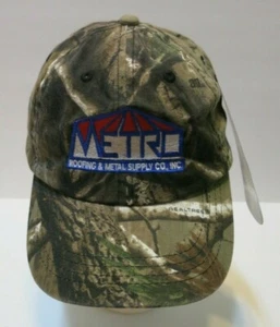 NUEVO CON ETIQUETAS Camuflaje Camuflaje Gorra de Béisbol Sombrero Metro Techo y Metal Correa Ajustable - Imagen 1 de 10