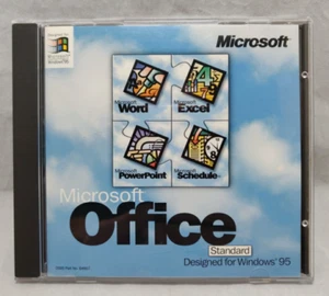 Microsoft Office Standard Designed for Windows 95 with CD KEY 021-056-002 USED - Picture 1 of 3