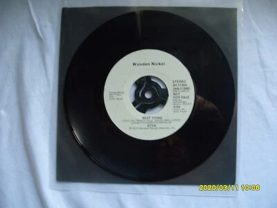 STYX BEST THING WOODEN NICKEL RECORDS US IMPORT 7" PROMO VINYL SINGLE RECORD - Image 1 of 2
