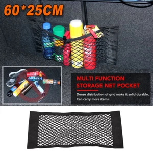 Bolsa de red universal para coche organizador de velcro bolsa de maletero red de almacenamiento 60 x 25 cm - Imagen 1 de 12