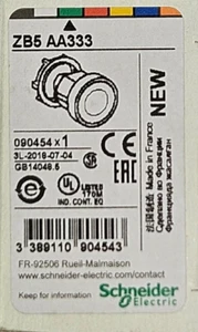 Schneider ZB5AA333 Harmony X5 START Push Button Head Green Spring Return - Picture 1 of 3