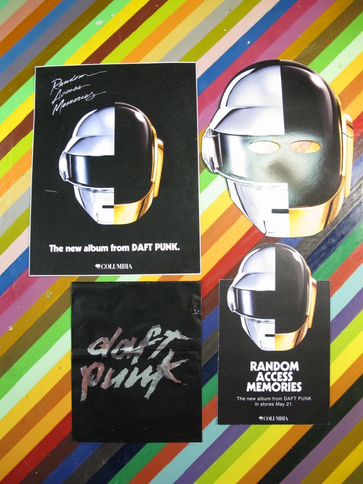 vtg 1990s 2000s Rave Music Dance Event Flyer - Daft Punk Random Access Memories - Image 1 of 1