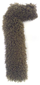 Bufanda de cordero mongol rizado imitación salvia STEVIE MAC para mujer #719 talla O/S NUEVA - Imagen 1 de 1