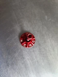 KCNC HEADSET TOP CAP and SCREW  1-1/8" RED - Picture 1 of 4