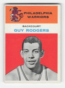 1961-62 Fleer #37 Guy Rodgers RC Very Good - Picture 1 of 2