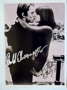 Arnold Schwarzenegger /Sally Field -  original Autogramm  - Großfoto  25 x 20 cm - Picture 1 of 1