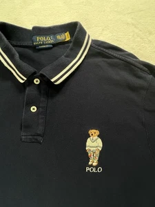 Polo Ralph Lauren Mens XXL 2XL Polo Shirt Blue Bear w/ Madras Pants Embroidered - Picture 1 of 10