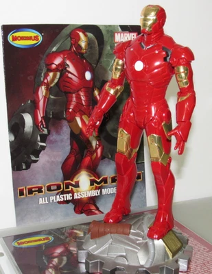 MOEBIUS 1/8 "Iron Man" 2008 Original Built Model Kit Collectible - Image 1 of 4