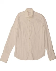MASSIMO DUTTI Mens Formal Shirt Size 41 Medium White Cotton CQ30 - Picture 1 of 3