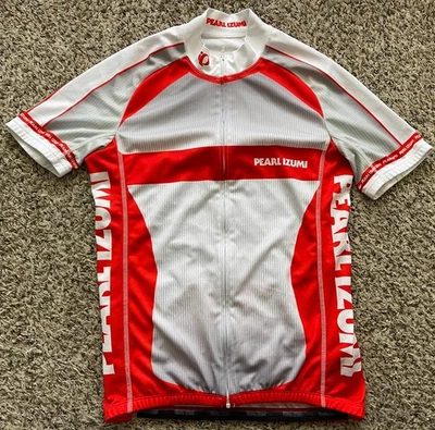 Camiseta deportiva de ciclismo Pearl Izumi para hombre mediana cremallera completa bicicleta top Foto 1 de 4