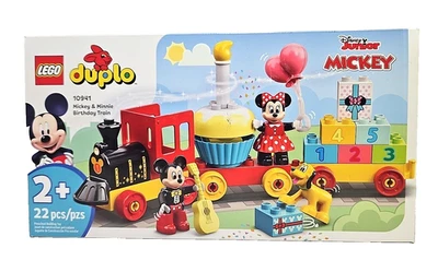LEGO DUPLO Mickey & Minnie Tren de Cumpleaños 10941 Nuevo Sellado Grandes Bloques Kit de Construcción Foto 1 de 4
