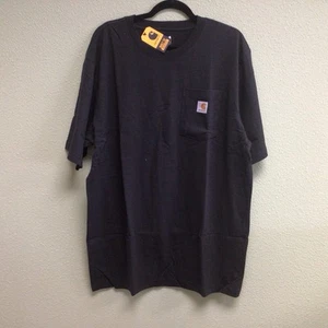 Carhartt Loose Fit Unisex Black Heavyweight Pocket Tee Size XLarge Tall Shirt - Picture 1 of 3