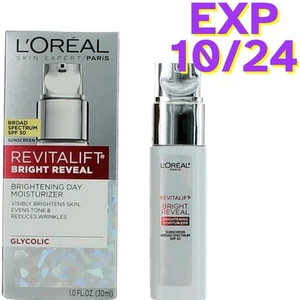 L'Oreal Revitalift Bright Reveal 1oz SPF 30 Moisturizer SEE PIC FOR DATE - Picture 1 of 1