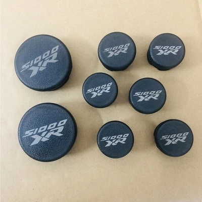 FÜR BMW S1000XR Motorrad Rahmenloch Abdeckkappen Stecker Dekor Rahmenkappe 8 Stück - Bild 1 von 4