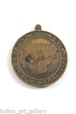 Raro Vecchio Vintage da Collezione Nigeria 1963-1973 Il Repubblica Medaglia.