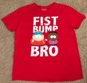 South Park "Fist Pump Bro" TV Figuren Herren T-Shirt rot Grafik Gr. XL - Bild 1 von 4