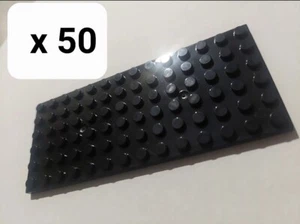 50x BLACK BUILDING PLATE SUITS LEGO 6 X 14 STUDS/MAT BASE BOARD/BASEPLATE - Picture 1 of 5