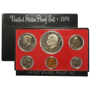 1974-S U.S. Clad Proof Set - Picture 1 of 2