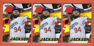 (3) 2022 TOPPS FIRE ANDRE JACKSON BASE NOVATO A CONTROL REMOTO #88 LOS ANGELES DODGERS LOTE - Imagen 1 de 2