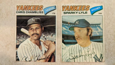 STICKER 1977 VENEZUELA*SPARKY*LYLE#149*CY*YOUNG:1977-CHAMBLISS#:ROOK.OF THE YEAR - Изображение 1 из 4