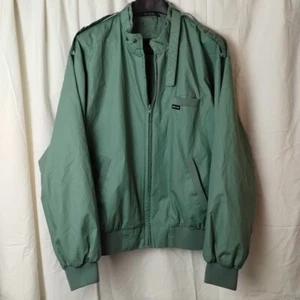 Members Only Original Bomber Jacket for Men Lg. Full Zip Light Green Hong Kong - Picture 1 of 17