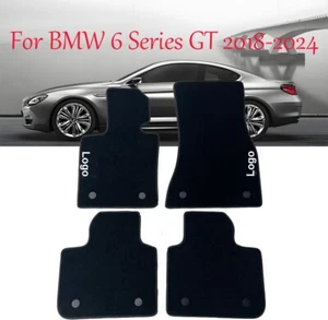 Alfombrillas de terciopelo impermeables para BMW Serie 6 2016-2024 GT 2016-2024 negras - Imagen 1 de 10