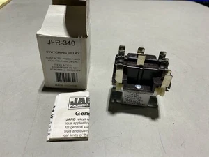 Two (2) Jard Magnetics Switching Relays JFR-340 24VAC Coil, NOS - Picture 1 of 10