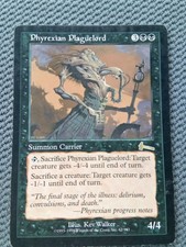 Mtg urza's legacy phyrexian plaguelord played magic the gathering card