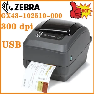 Zebra GX430T USB Thermotransfer Etikettendrucker 300 DPI Drucker GX43-102510-000 - Bild 1 von 2