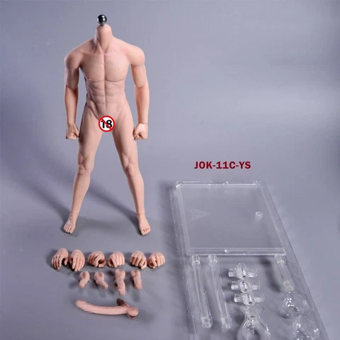 1/6 Seamless Muscular Male Body 12" Man Figure Doll for Phicen TBLeague Hot Toys Cover