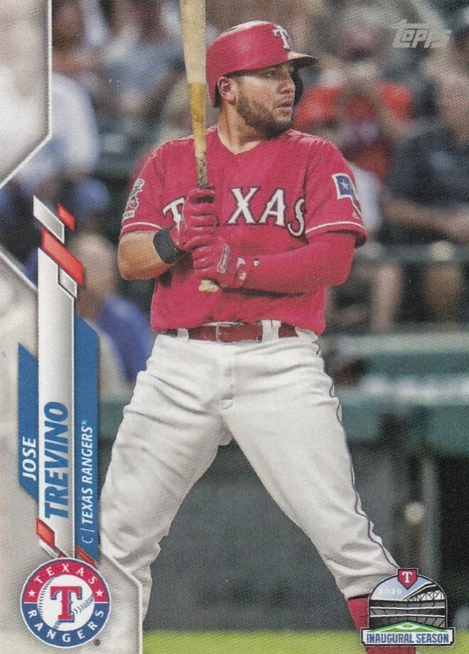 JOSE TREVINO TOPPS MINI ON DEMAND BASE TEXAS RANGERS #403 2020 20 - Image 1 of 1