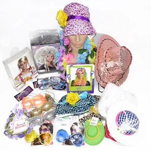 24-tlg. FOTOBOX ZUBEHÖR / Geburtstags Hochzeits Fotokiste Accessoires Requisiten - Bild 1 von 21
