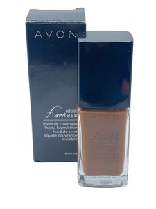 Avon Ideal Flawless Invisible Coverage Liquid Foundation RICH ESPRESSO 1 Fl Oz - Picture 1 of 5