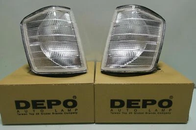 1 PAR Lámpara de luz de esquina delantera transparente para Mercedes-Benz W201 190E 190D 1982-1993 Foto 1 de 4