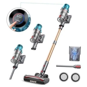 Cordless Vacuum Cleaner 550W/45Kpa, Stick Vacuum Cleaners 60 Mins Max Runtime - Picture 1 of 7
